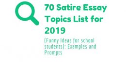 70 Satire Essay Topics List for 2019: Examples and Prompts